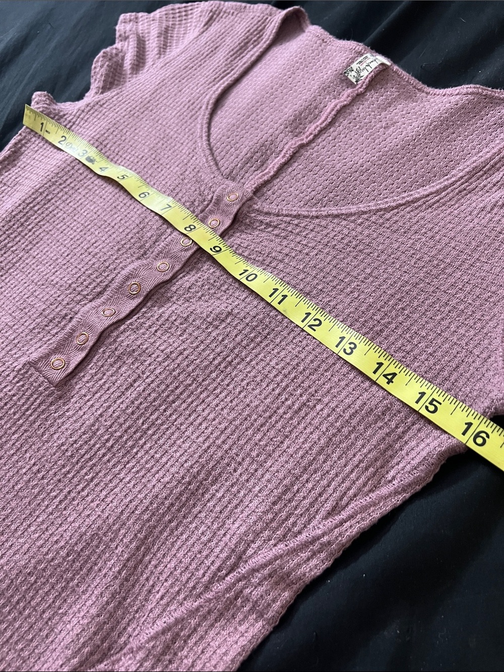 FREE PEOPLE One Of The Girls Baby Tee - Mauve Woods - Picture 6 of 7